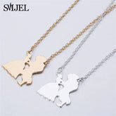 2025 New Movie Jewelry Beauty and the Beast Necklace for Women Prince Princess Pendant Necklaces Lover Accessories Gifts - DaHui