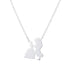 2025 New Movie Jewelry Beauty and the Beast Necklace for Women Prince Princess Pendant Necklaces Lover Accessories Gifts - DaHui