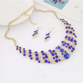 Elegant silver plated pearl necklace and earrings set, silver plated jewelry set for women, bridal wedding occasion