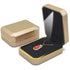 LED velvet ring box with light luxury velvet jewelry ring box with LED light for proposal engagement wedding gift display