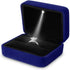 Alt Tag: LED velvet ring box with light luxury velvet jewelry ring box for proposal engagement wedding
