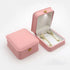 Alt Tag: Modern velvet LED velvet ring box with light jewelry display box for proposal engagement wedding