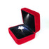 Alt Tag: Luxury velvet LED velvet ring box with light jewelry display case for proposal engagement wedding