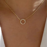 Alt Tag: Elegant metal Gold Pearl Link Chain Necklace for Women pendant necklace for wedding & anniversary gift party jewelry