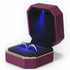 Alt Tag: Luxury velvet LED velvet ring box with light jewelry ring box for proposal engagement wedding