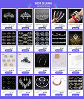 Luxury silver plated pearl necklace and earrings set bridal jewelry set for women, crystal necklace and earrings for wedding occasion