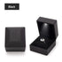 Alt Tag: Luxury black velvet LED velvet ring box with light jewelry display case for proposal engagement wedding